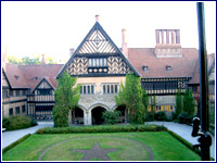 A courtyard of the Schloss Cecilienhof